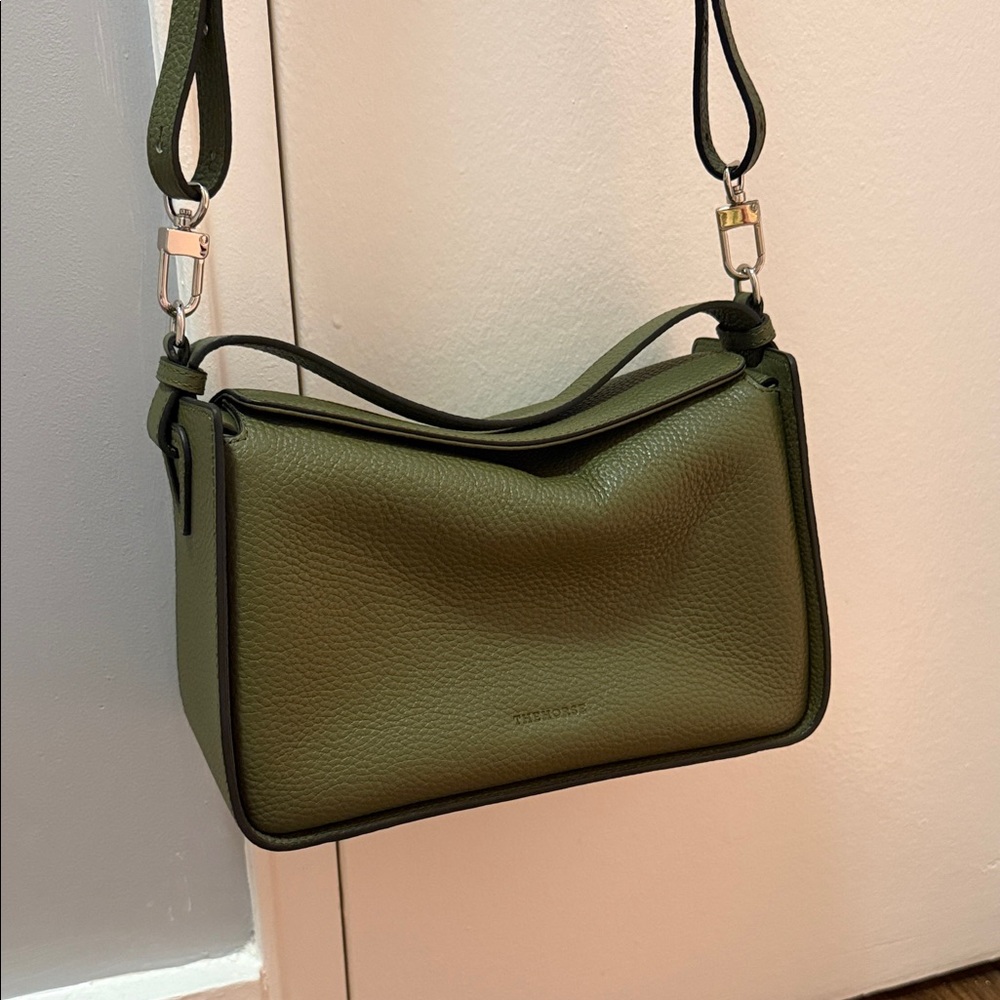 THEHORSE Clementine Bag NWOT in Olive Pebbled Leather - Picture 2 of 16